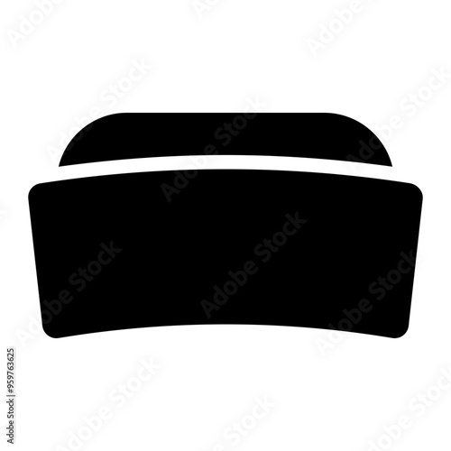 pillbox hat, women hat, cap, hat, headwear solid or glyph icon