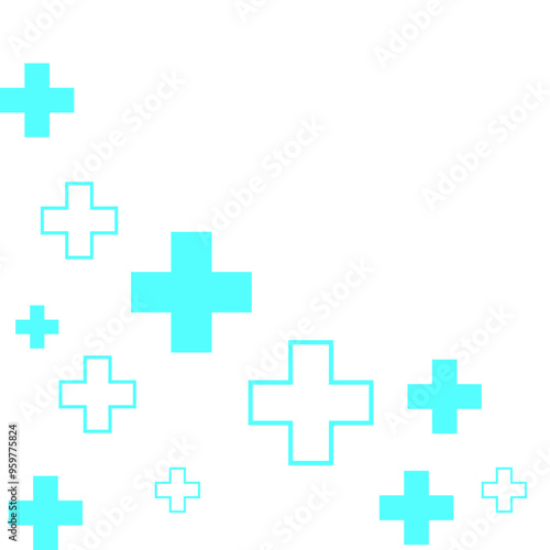 Blue Medical Cross