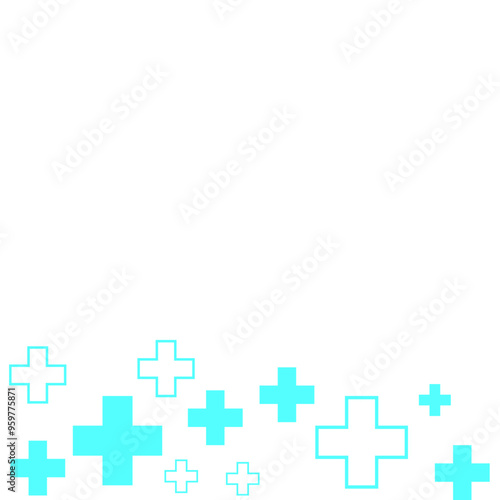Blue Medical Cross