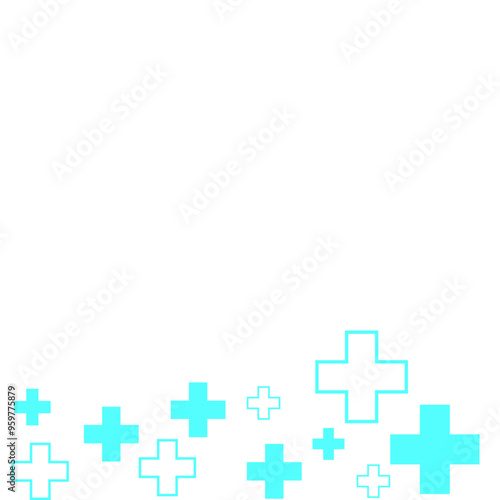 Blue Medical Cross