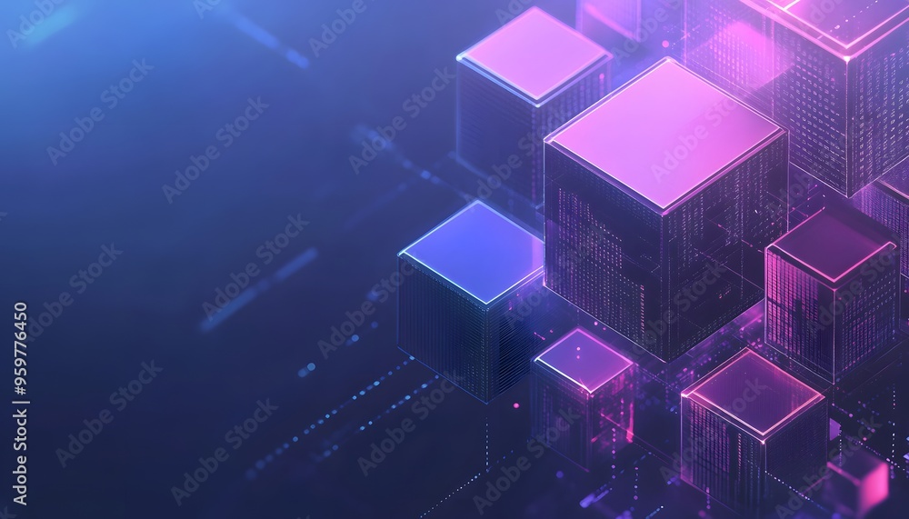 Abstract Geometric Shapes with Neon Lights and Digital Patterns Abstract Geometric Shapes with Neon Lights and Digital Patterns