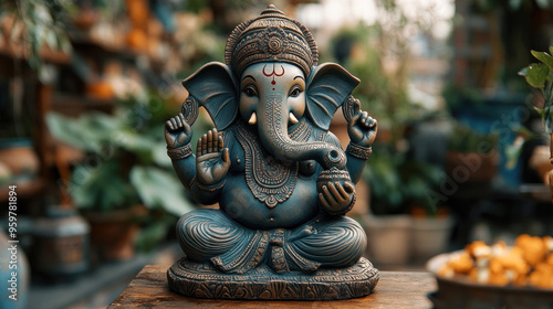 Ganesh Chaturthi sustainable practices, focusing on the use of eco-friendly materials and practices in the celebration of Ganesh Chaturthi