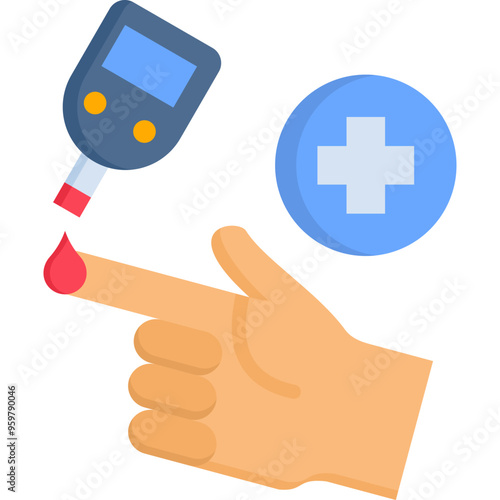 Diabetes Test Icon