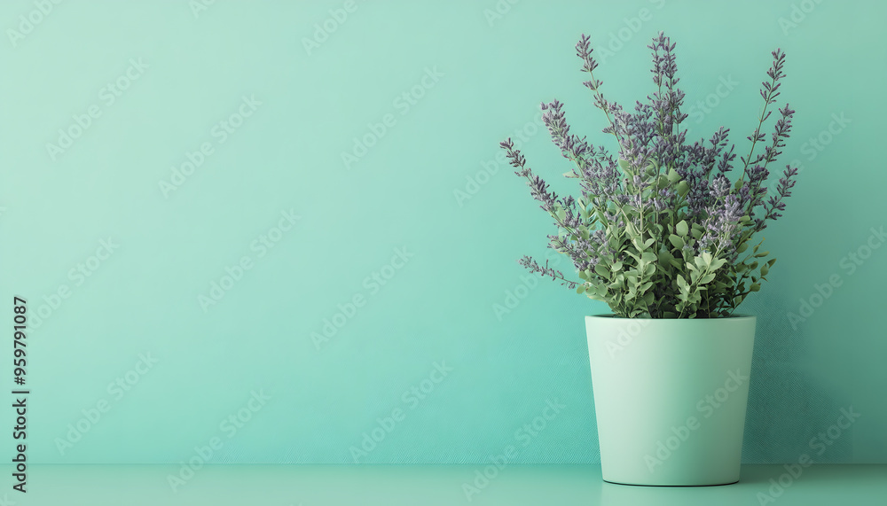 A single pastel color, such as mint green or lavender, providing a soothing and simple backdrop A single pastel color, such as mint green or lavender, providing a soothing and simple backdrop