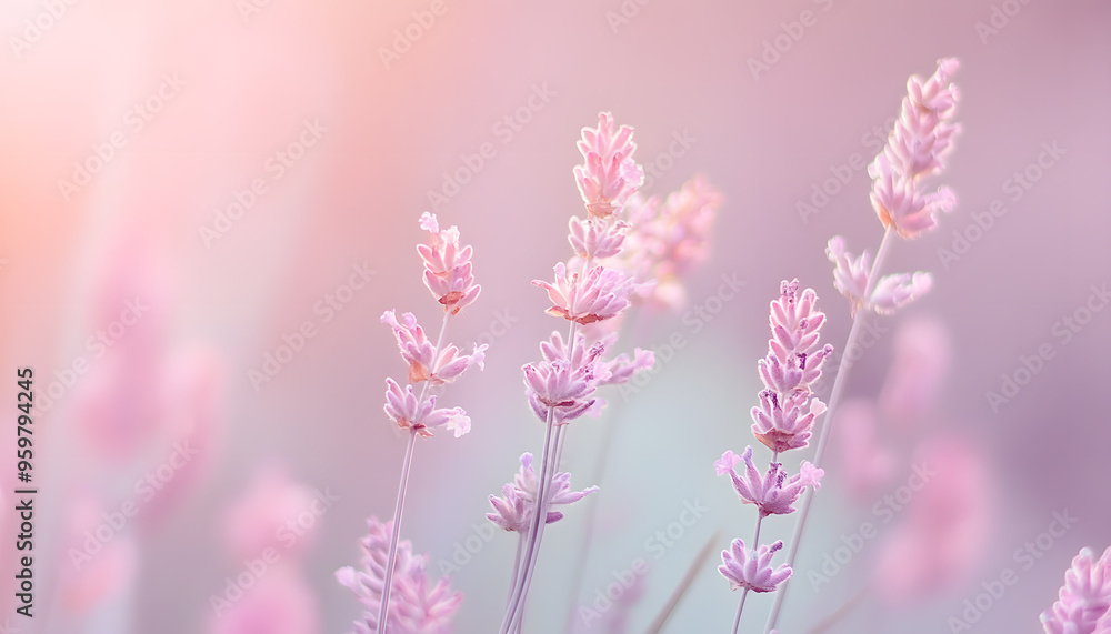 Obraz premium A single pastel color, such as mint green or lavender, providing a soothing and simple backdrop