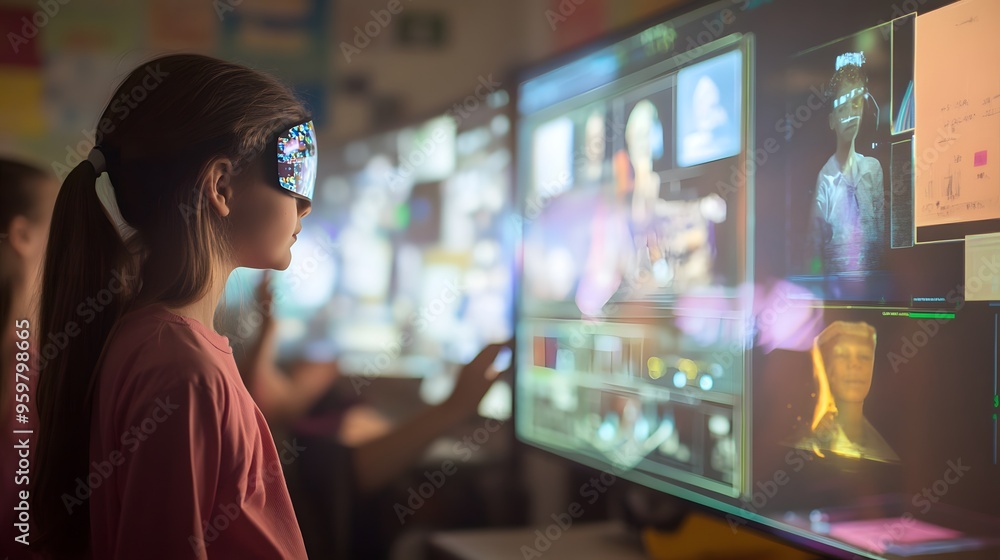Education of the future: students collaborating with AI-powered holograms in the classroom Education of the future: students collaborating with AI-powered holograms in the classroom