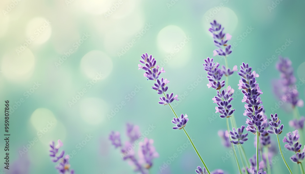 Obraz premium A single pastel color, such as mint green or lavender, providing a soothing and simple backdrop
