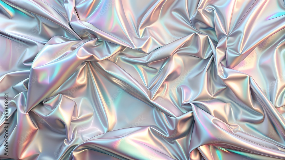 Abstract digital fabric. Sci-fi background. Holographic foil. Transparent Rainbow Plastic or Glass. Holographic Rainbow reflection. Abstract 3d rendering. Digital fabric. Holographic neon foil. Abstract digital fabric. Sci-fi background. Holographic foil. Transparent Rainbow Plastic or Glass. Holographic Rainbow reflection. Abstract 3d rendering. Digital fabric. Holographic neon foil.