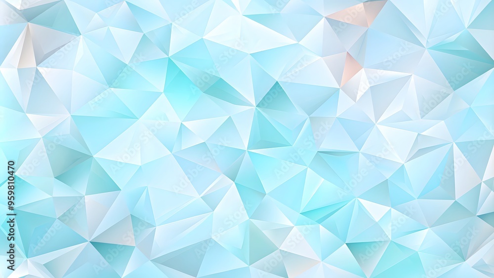 Fototapeta premium Abstract Delaunay Voronoi trianglify color diagram background illustration. Color Abstract trianglify Generative Art background illustration