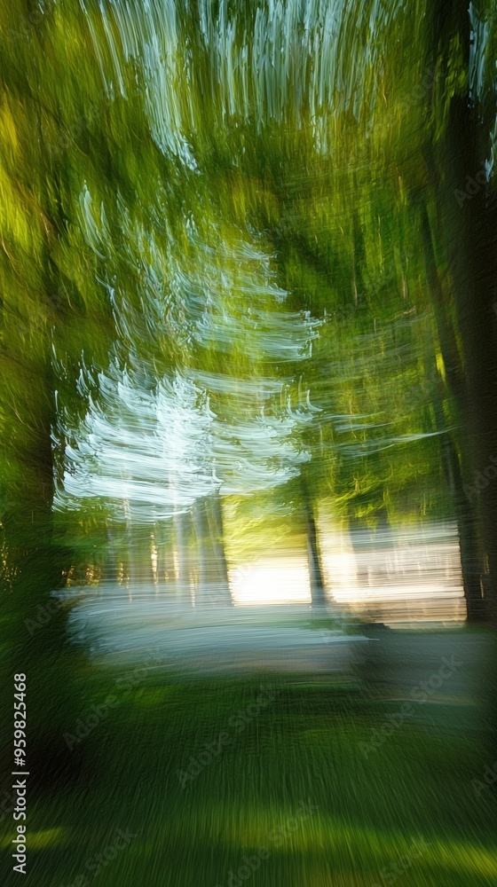 Abstract view of forest Abstract view of forest