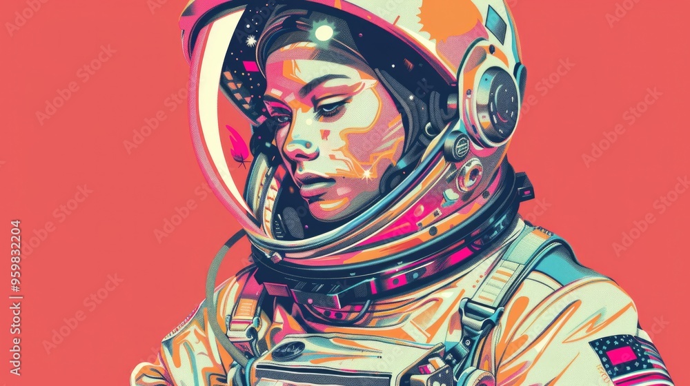 Astronaut peace pose - Close-up of space-suited figure with hopeful expression, symbolizing unity Astronaut peace pose - Close-up of space-suited figure with hopeful expression, symbolizing unity