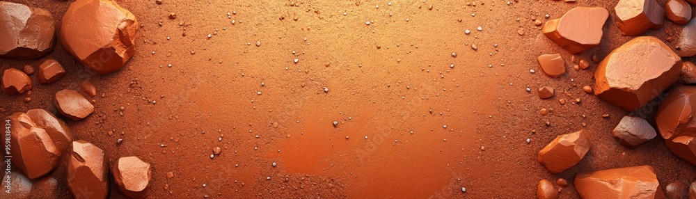 Red Rocky Surface with Small Stones Texture Background Red Rocky Surface with Small Stones Texture Background