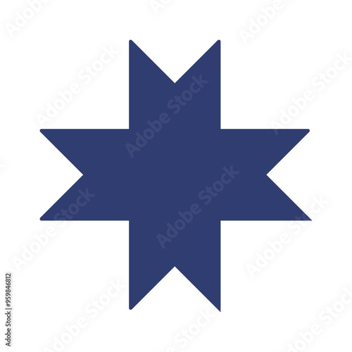Finnish cross symbol vector icon (alliance culture and identity)
