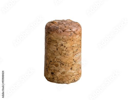 Uncorked wine bottle cork
