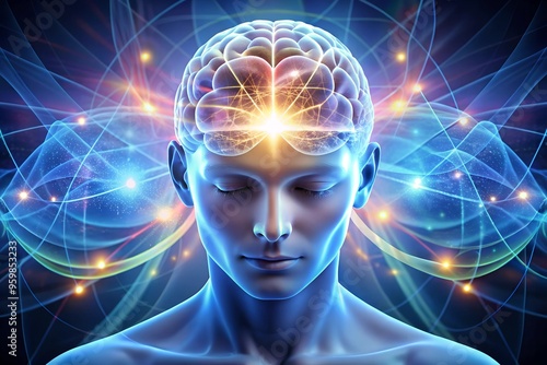 Enhancing Focus with Neurofeedback EEG, Mindfulness, and Meditation to Boost Cognitive Function. Concept Neurofeedback EEG, Mindfulness, Meditation, Cognitive Function, Focus