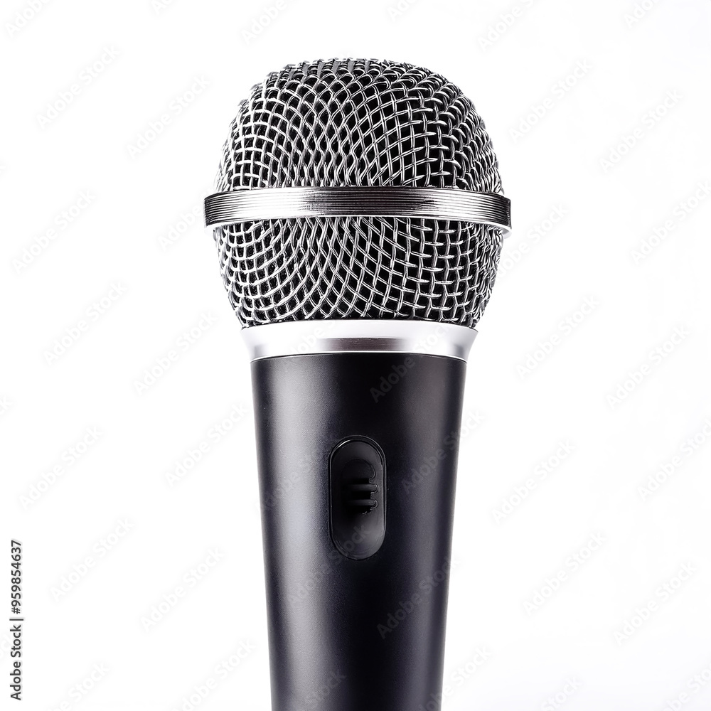 Microphone isolated on white background Microphone isolated on white background