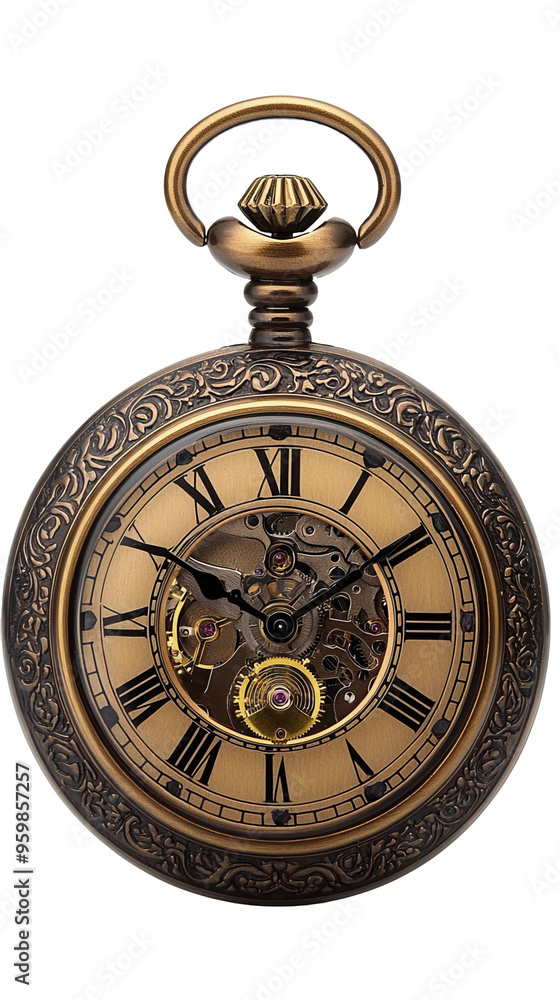 pocket watch, transparent background pocket watch, transparent background