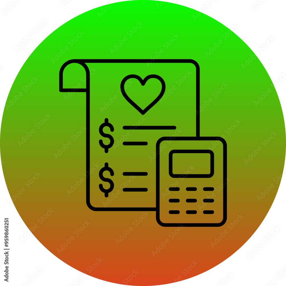 Wedding Cost Icon Wedding Cost Icon