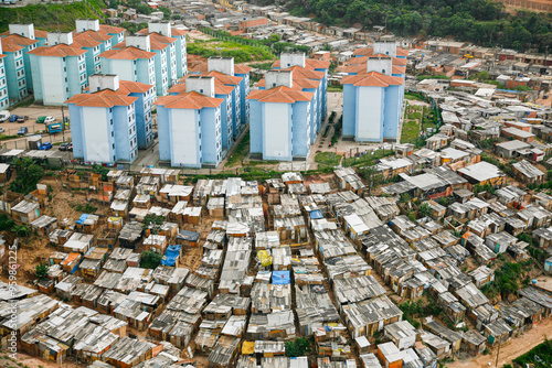 View of inequality in Sao Paulo, Brazil