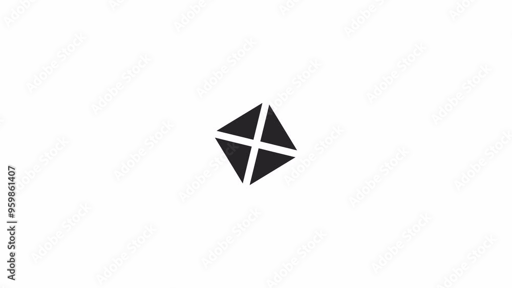 Triangles assembling in square loading animation black and white. Software data animated element monochrome abstract 4K video motion graphic isolated. Geometric shape loader download upload Triangles assembling in square loading animation black and white. Software data animated element monochrome abstract 4K video motion graphic isolated. Geometric shape loader download upload
