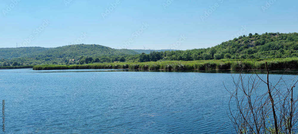 Sarena Jezera (Colorful lakes) at Kosovo Field near Knin in Croatia Sarena Jezera (Colorful lakes) at Kosovo Field near Knin in Croatia