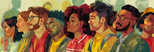 Diverse Graduate Students Academia