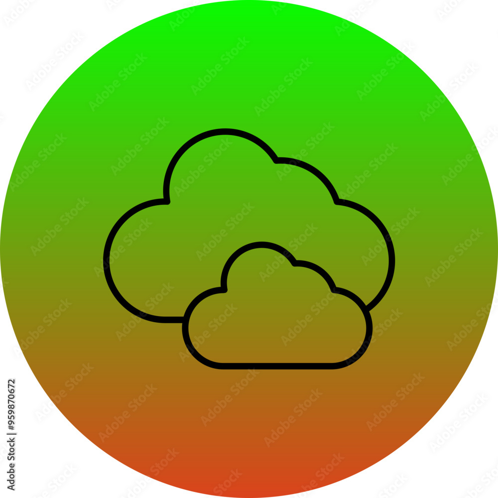 Clouds Icon Clouds Icon