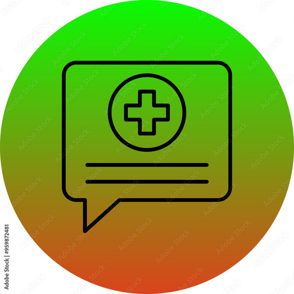 Obraz premium Medical App Icon
