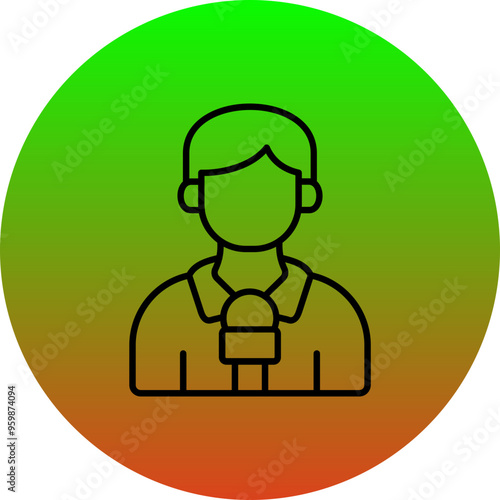 Journalist Icon
