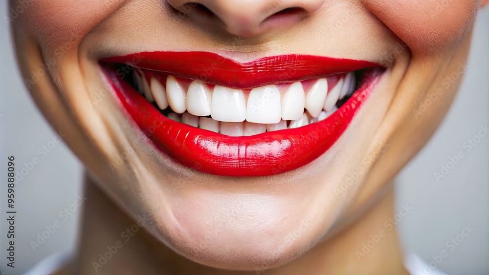 A bright, genuine, and radiant close-up smile with perfectly aligned teeth, shiny lips, and subtle wrinkles, exuding warmth, happiness, and approachable confidence. A bright, genuine, and radiant close-up smile with perfectly aligned teeth, shiny lips, and subtle wrinkles, exuding warmth, happiness, and approachable confidence.