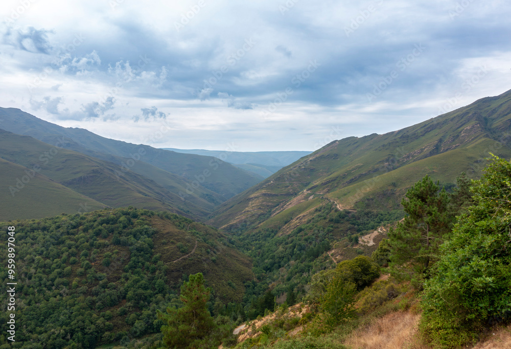 Landscape of the Courel mountain range in northwest Spain. Lugo, Galicia. Landscape of the Courel mountain range in northwest Spain. Lugo, Galicia.