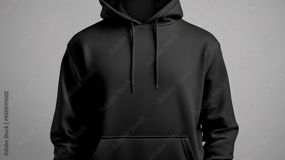 A hoodie floats in the air on a white background,generated with AI. A hoodie floats in the air on a white background,generated with AI.