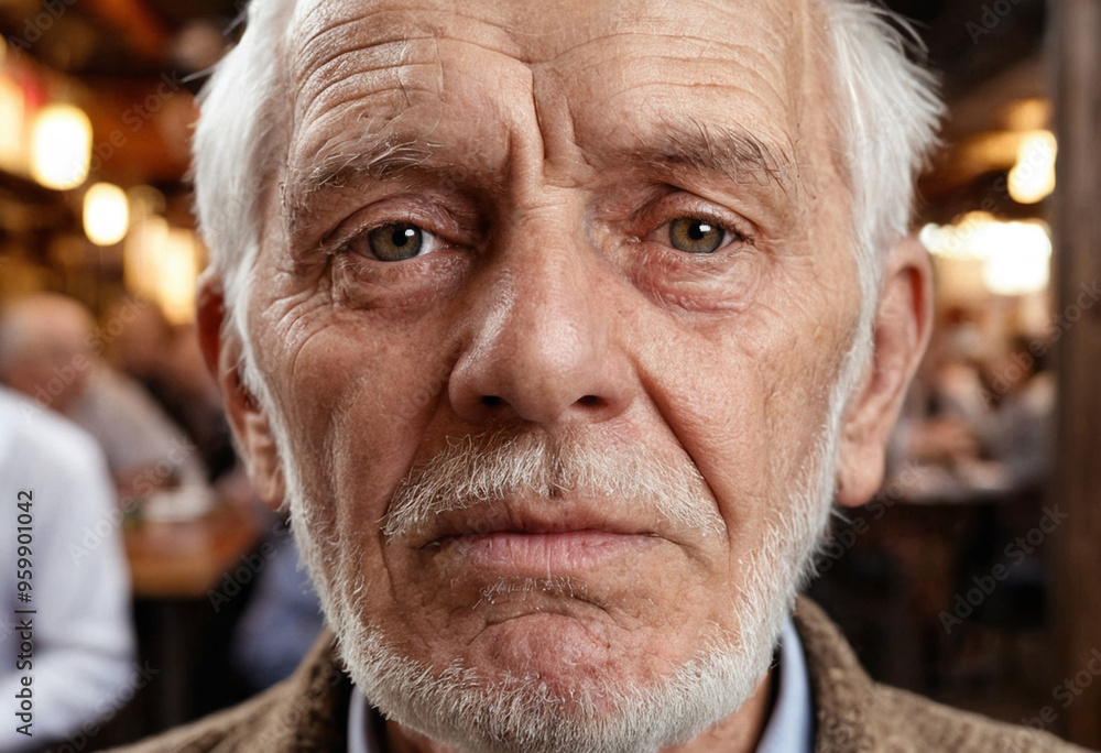 a grandpa, an old man, unhappy and dissatisfied and bitter, sitt a grandpa, an old man, unhappy and dissatisfied and bitter, sitt