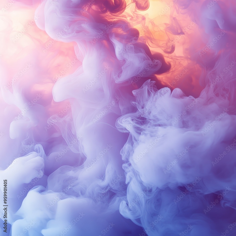 Acrylic Ink Cloud Swirling in Water Dreamy Abstract Effect