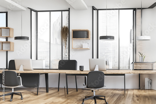 Wallpaper Mural contemporary Office interior Torontodigital.ca