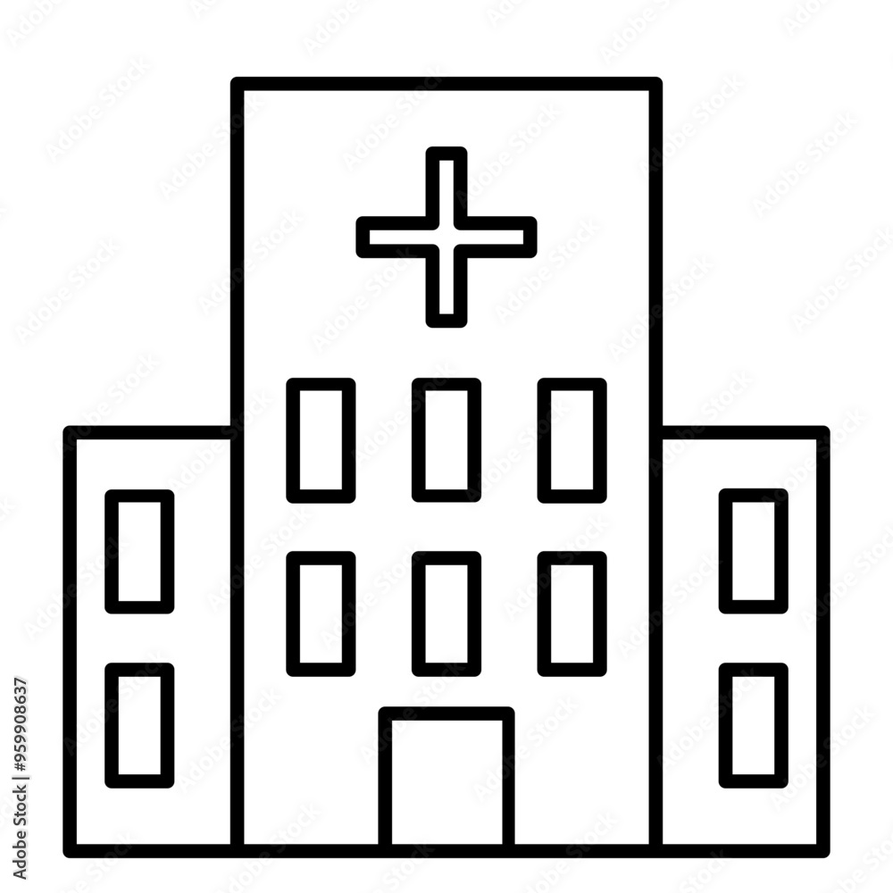 Obraz premium Hospital medic Icon