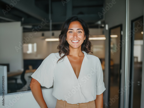 Professional and Confident Woman in Modern Office Setting, Smiling Brightly While Standing in a Contemporary Workplace with Natural Lighting
Free Download Professional and Confident Woman in Modern Office Setting, Smiling Brightly While Standing in a Contemporary Workplace with Natural Lighting
- GFXLoad