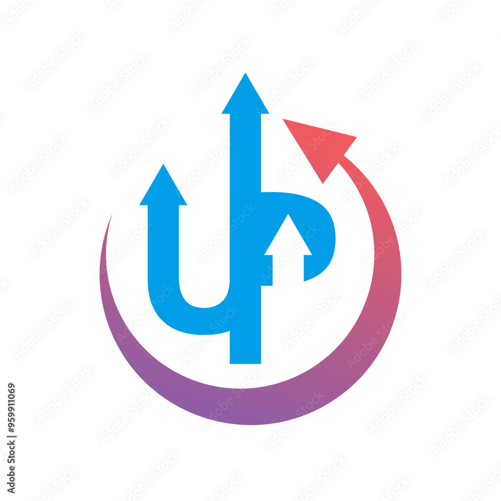 Abstract up logo business logo design template with arrow symbol. Abstract up logo business logo design template with arrow symbol.