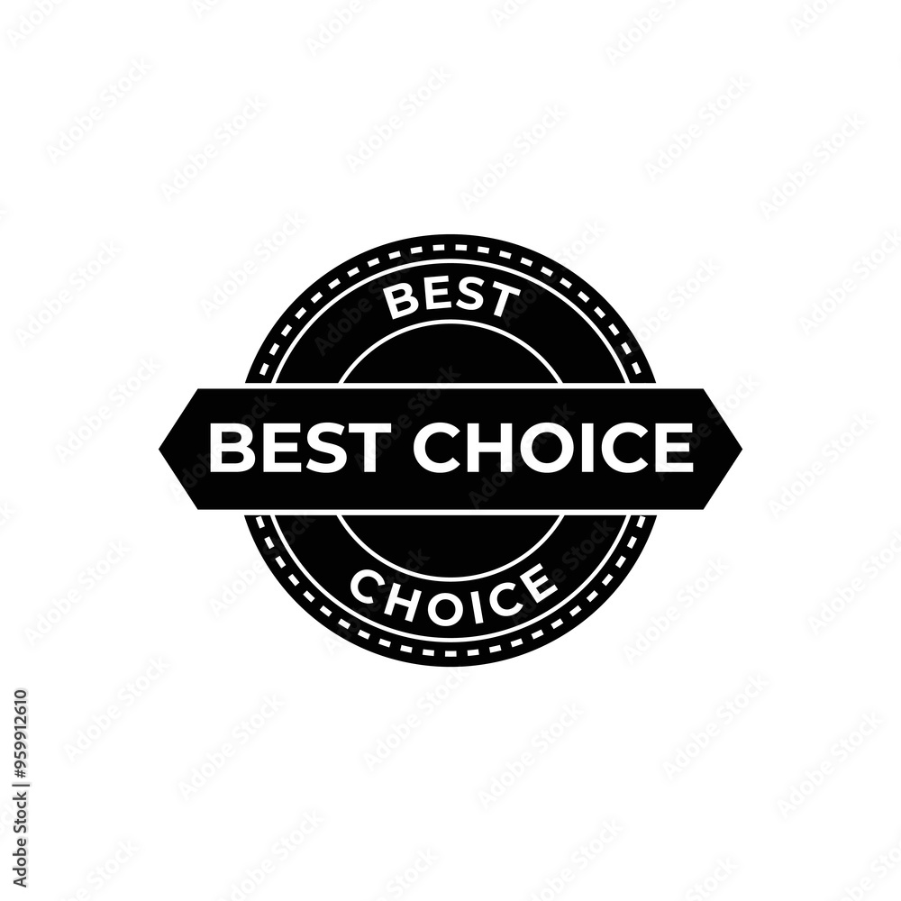 Fototapeta premium Set of best choice stamp, label, or logo. Vector illustration for web design