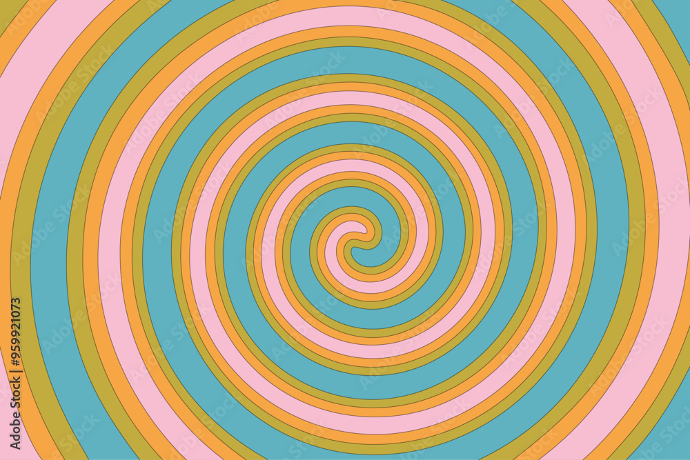Retro Groovy Psychedelic Background Retro Groovy Psychedelic Background