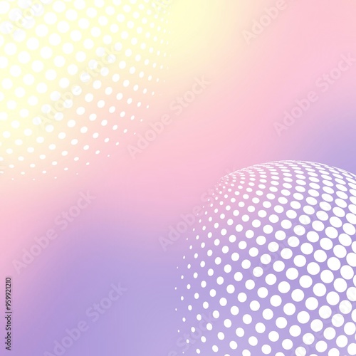Colorful abstract background halftone style.Gradient graphic in spring light.