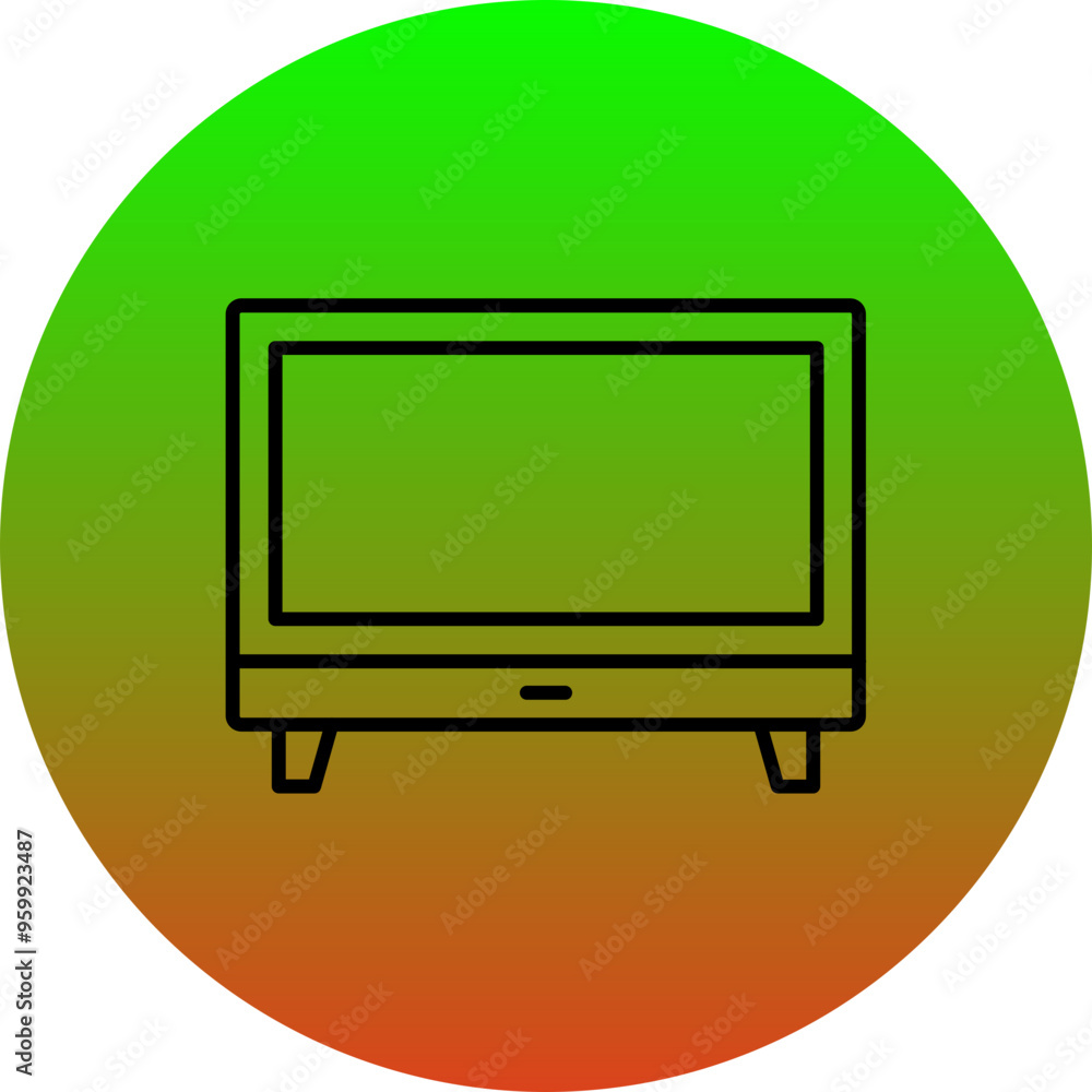 Tv Monitor Icon Tv Monitor Icon