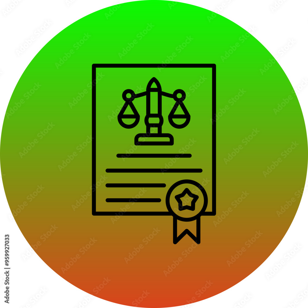 Certificate Icon Certificate Icon