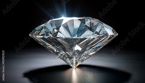 diamond on white background