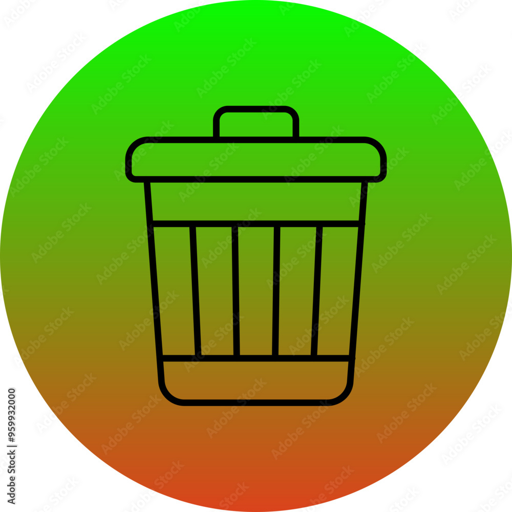 Trash Bin Icon Trash Bin Icon