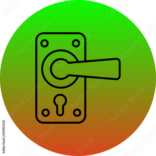Door Handle Icon