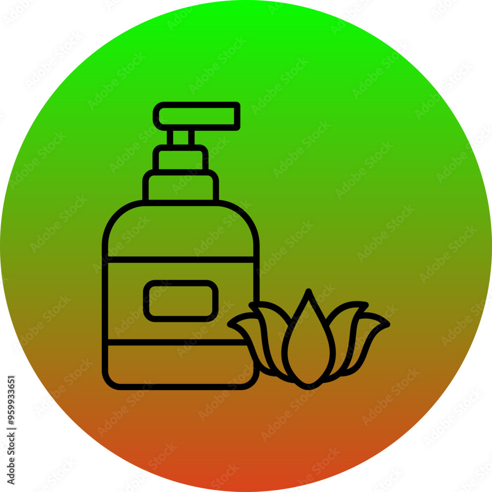 Obraz premium Lotion Icon