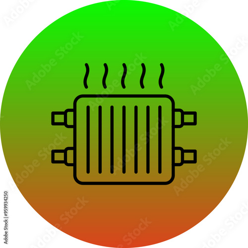 Central Heating Icon