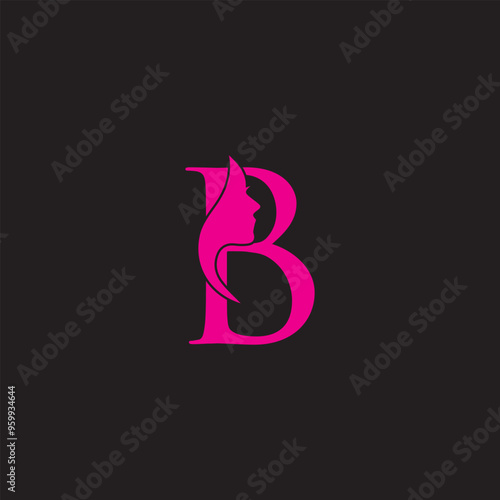 B beauty logo design 