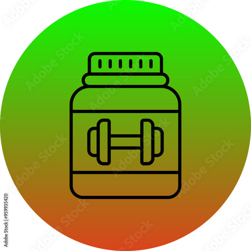 Protein Supplement Icon